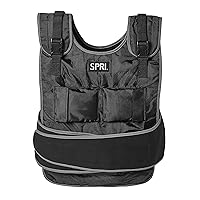 20 lb Weighted Vest for Women & Men - Adjustable Weight Vest for Running, Strength Training, Endurance, and Fitness - Ten 2lb Weight Bags for Customized Workout - Comfort Fit and Durable Closure