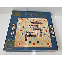 Scrabble Deluxe 1977 Edition Plastic rotating Turntable game Board With Grid