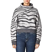 KENDALL + KYLIE Women's Plus Size Turtle Neck Sweater with Slit