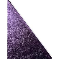 Metallic Cow Leather (Purple, 20 Square Feet (Full Side))