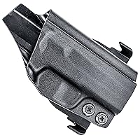 Rounded OWB Paddle KYDEX Holster | 'Posi-Click' Retention | Custom Fit | Adjustable Cant | 100% US Made | BLK