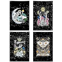 Gothic Kitchen,Gothic Kitchen Decor,Kitchen Towels Decorative Set 16×24 Inches Set of 4,Gothic Tea Set,Witchy Home Decor,Witchy Kitchen Decor,Kitchen Dish Cloths,Witchy Gifts