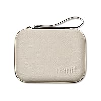 Nanit Travel Case - Protective Hard Shell Carrying Case for Nanit Pro Baby Monitor and Multi-Stand Travel Accessory, Two Tone Canvas