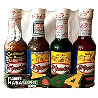 El Yucateco 4 Habanero Hot Sauces Gift Pack, 4 Items