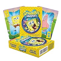 AQUARIUS SpongeBob Playing Cards - SpongeBob SquarePants Themed Deck of Cards for Your Favorite Card Games - Officially Licensed SpongeBob Merchandise & Collectibles