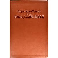 Proper Name Version of the King James Bible: With Cross-References and Concordance Index Proper Name Version of the King James Bible: With Cross-References and Concordance Index Leather Bound Paperback