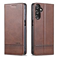 Smartphone Flip Cases Compatible With Samsung Galaxy A25(5G) Mobile Phone Case, Bumper Leather Flip Wallet Protector, TPU Holder Holster, Card Slot Holster, Compatible With Samsung Galaxy A25(5G) Flip