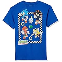 Sega Boys Hedgehog Short Sleeve Tee-Sonic, Tails, Knuckles