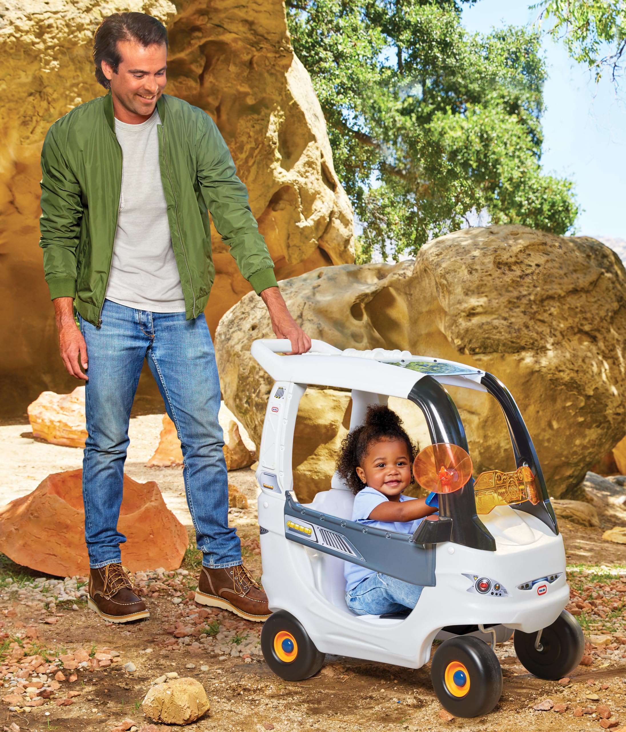 Little Tikes Adventure Rover, Indoor/Outdoor Space Ride-On w/Sound FX, Kid and Parent Powered, Great Gift for Kids, Children, Toddlers, Boys, Girls, Ages 1.5 to 5 Years