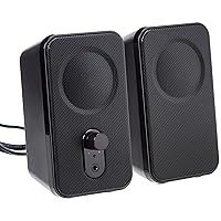 AmazonBasics Computer Speakers for Desktop or Laptop | AC-Powered (US version)