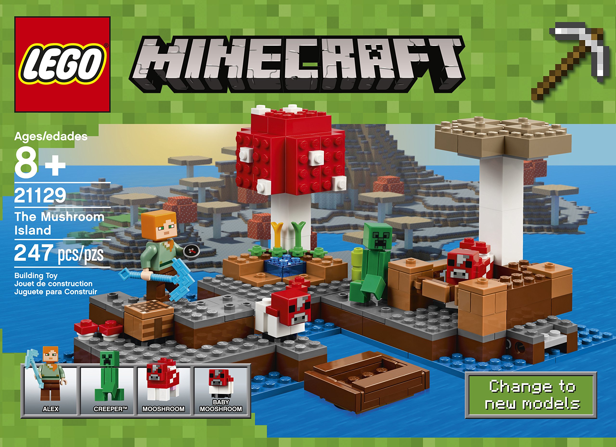 LEGO Minecraft The Mushroom Island 21129