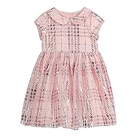 PIPPA & JULIE Girls' Holiday Party Dress, Fit & Flare Silhouette, Cute Pattern Styles