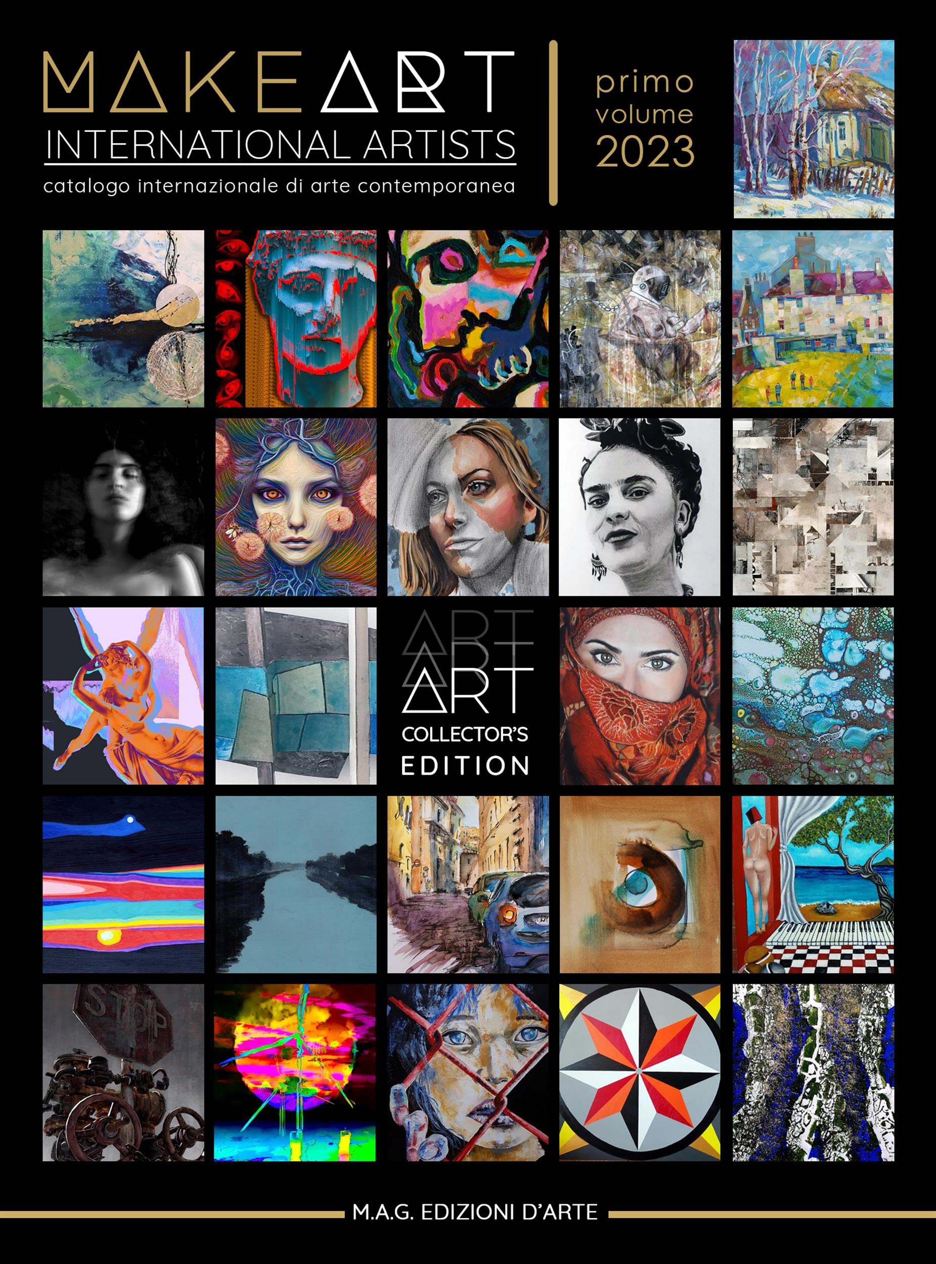 Make Art - International Artists primo volume 2023: Catalogo internazionale di arte contemporanea (Italian Edition)