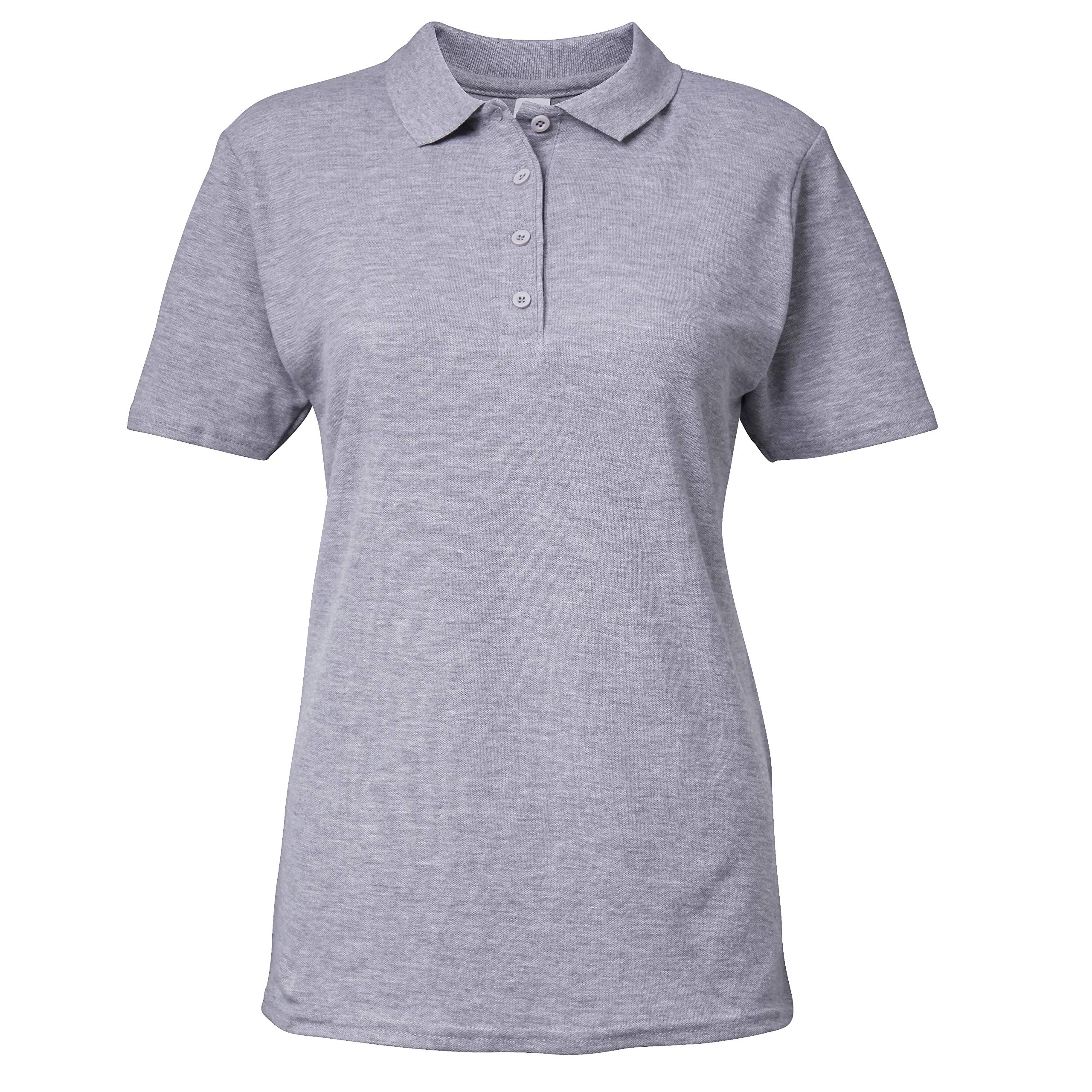 Gildan 64800L Ladies Softstyle Double Pique Polo Shirt