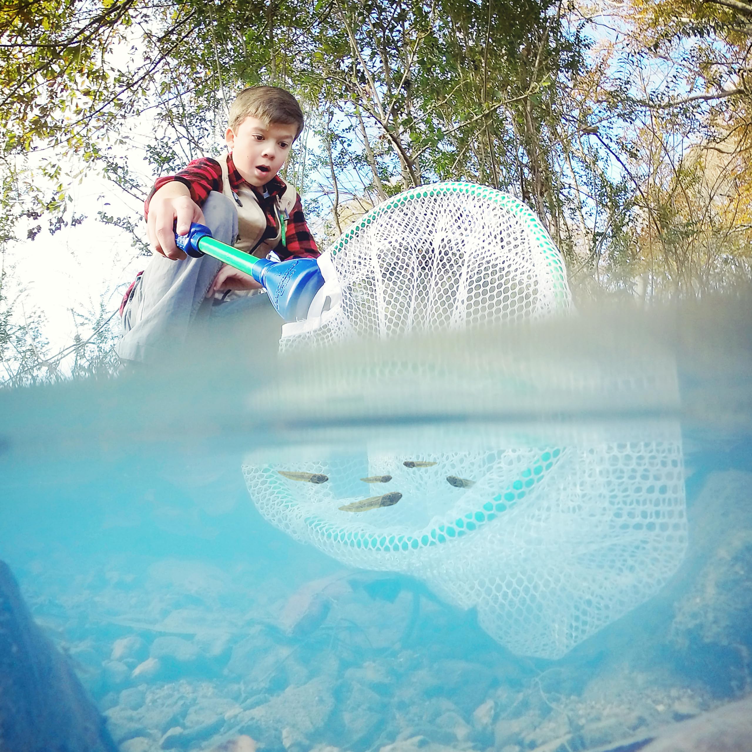Wild Adventure Children's Capture Net, Outdoor Nature Play Butterflies, Insects, Fish, Durable Beach Toy