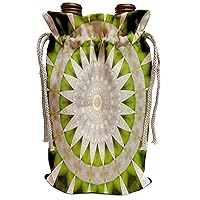 3dRose Houk Digital Abstraction Art – Fancy Kaleidoscopes - Crying star with Ring - Wine Bag (wbg_42087_1)