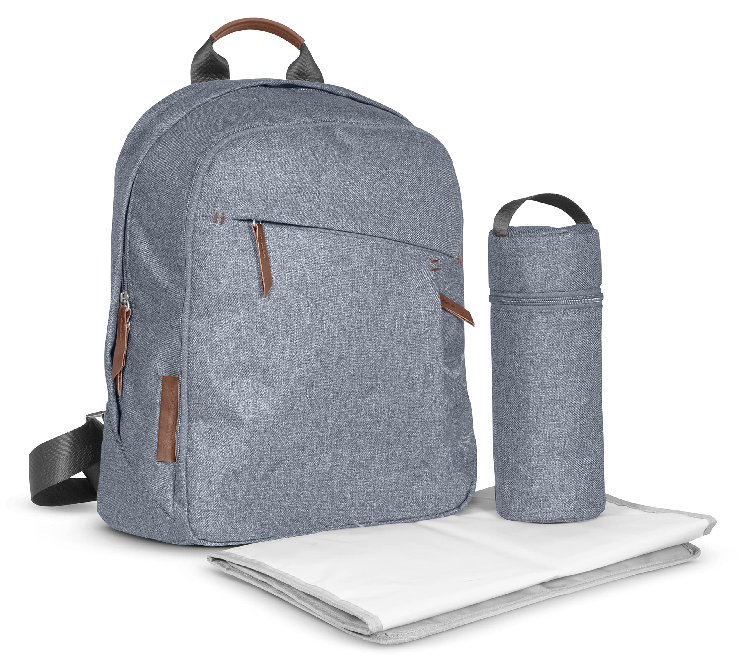 Changing Backpack - Greyson (chacoal Melange/Saddle Leather)