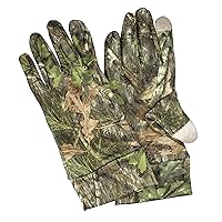 The Grind Mossy Oak Obsession Turkey Gloves, Lightweight Touchscreen Compatible Camo Gloves for Turkey Hunting