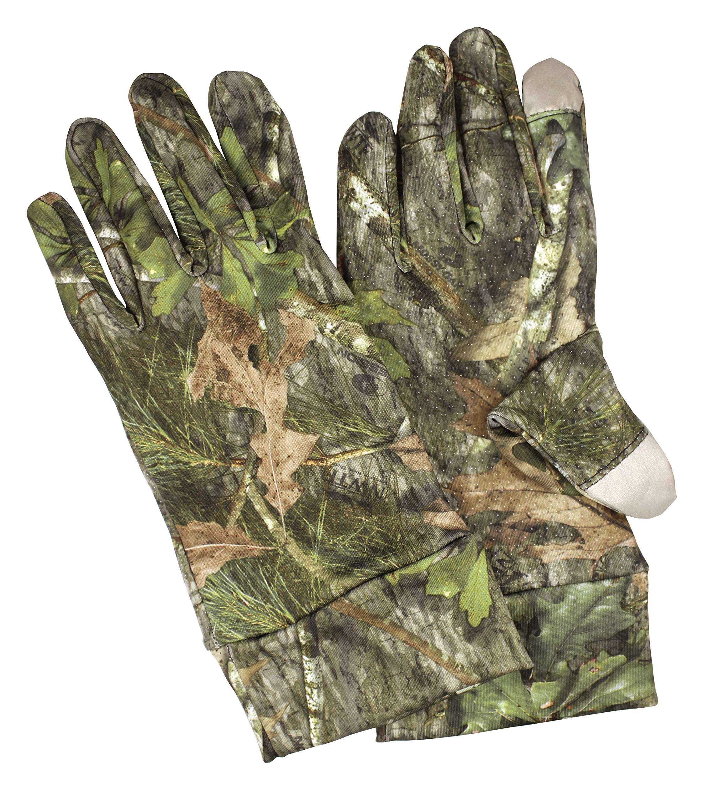 The Grind Mossy Oak Obsession Turkey Gloves, Lightweight Touchscreen Compatible Camo Gloves for Turkey Hunting