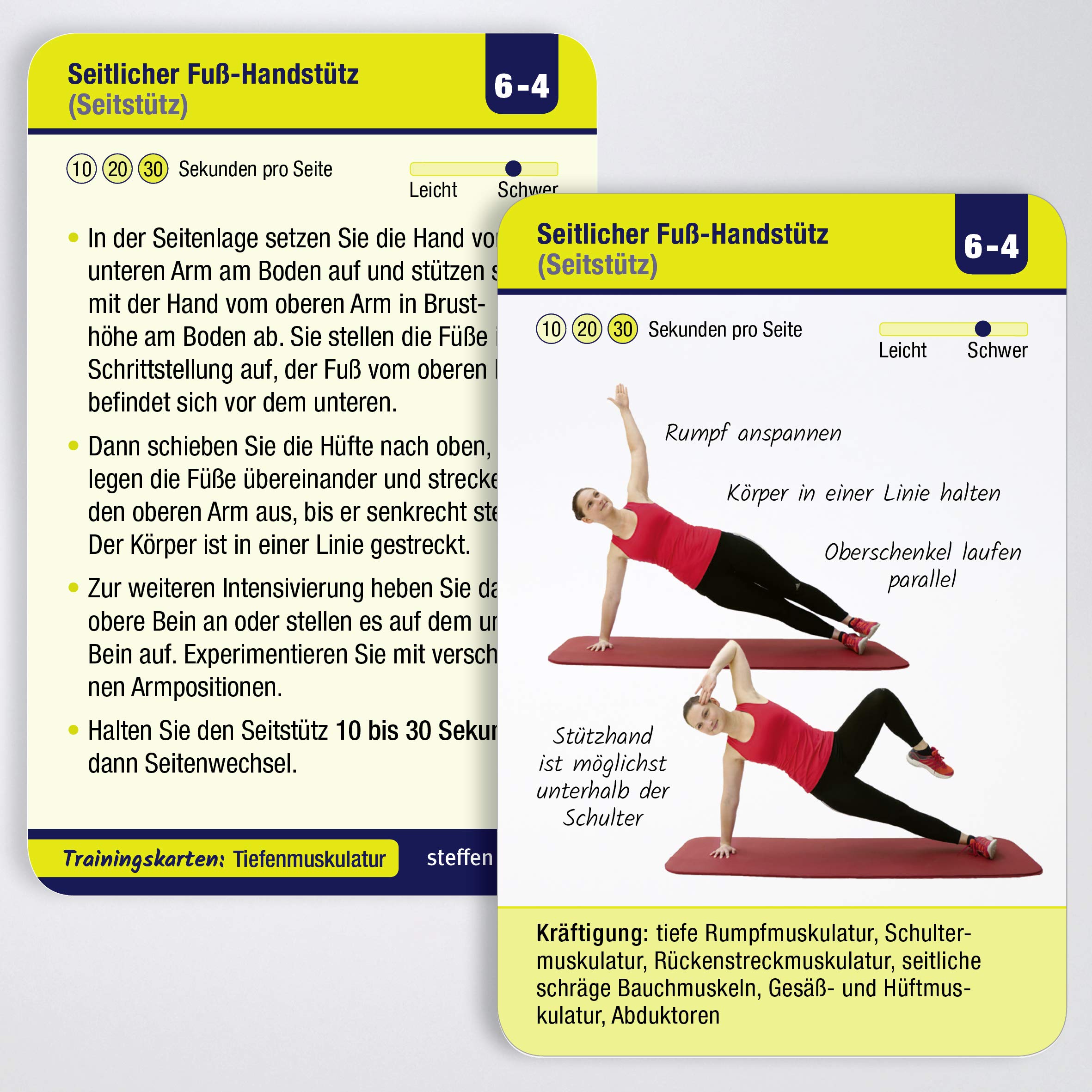 Tiefenmuskulatur: 55 Trainingskarten für Kraft, Stabilität & Balance (Trainingsreihe von Ronald Thomschke)