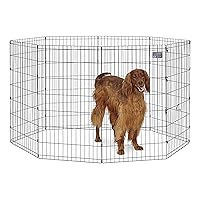 MidWest Homes for Pets Foldable Metal Dog Exercise Pen / Pet Playpen, 24'W x 42'H