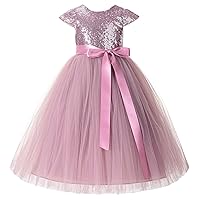 ekidsbridal Cap Sleeves Sequin Father Daughter Dance Recital Dresses Pretty Princess 211