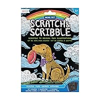 Ooly Mini Scratch & Scribble Art Kit: Playful Pups
