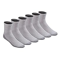 Dickies Men's Multi-Pack Stain Resister Quarter Socks