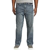 True Nation by DXL Big and Tall Relaxed-Fit Stretch Jeans, Cali Cool