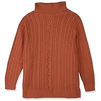 Amazon Essentials Women's Fisherman Cable Turtleneck Sweater (Available in Plus Size)
