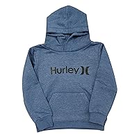 Hurley boys One and Only Pullover Hoodie Hooded Sweatshirt, Delft Heather, 3T