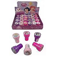Princesses Self-Inking Stamps Birthday Party Favors 24 Pieces (Complete Box)