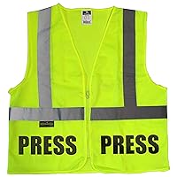 Press Safety Vest, News Reporter Vest, Journalist Vest, Media Vest
