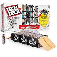 Play and Display Transforming Ramp Set and Carrying Case with Exclusive Fingerboard, Kids Toy for Ages 6 and up