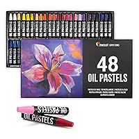 Artecho Oil Pastels Set of 48 Colors Soft Oil Pastels for Art Painting Drawing Blending Oil Crayons Pastels Art Supplies for Artists Beginners