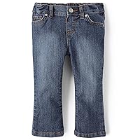The Children's Place Baby Toddler Girls Basic Bootcut Jeans