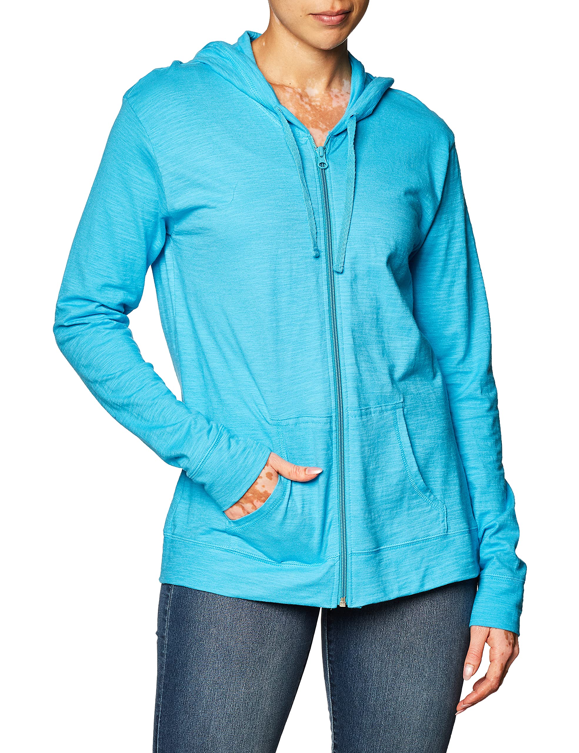 Hanes Women’s Slub Knit Hoodie, Women’s Zip-Front Hoodie, Women’s Cotton Jersey Hoodie, Knit Cotton Jacket