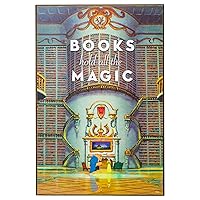 Disney Beauty and The Beast Belle Library Books Hold All The Magic Gel Coat Framed MDF Wall Decor Art Poster, 13 x 19 Inches
