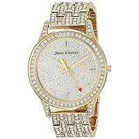 Juicy Couture Black Label Women's Genuine Crystal Accented Bracelet Watch