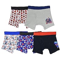 Spiderman Boys' Big Boxer Briefs Multipacks Available with Spiderverse and Classic Prints in Sizes 4, 6, 8, 10 and 12