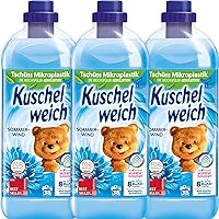 Fabric Softener Summer Wind - 3x1L (101.44 oz) - 114 Wash Loads - Made in Germany