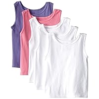Fruit of the Loom Girls' Tank Top (Pack of 5)