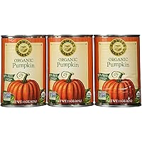 Includes Farmers Market Pumpkin Puree 100% Organic 15oz (Pack of 3)