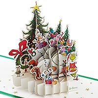 Hallmark Signature Paper Wonder Pop Up Christmas Card (Dr. Seuss, Grinch)
