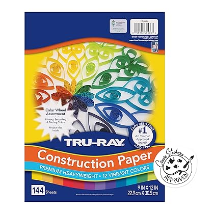 Tru-Ray - P6576 Color Wheel Assortment, 9 x 12 Inches, Assorted Colors, Pack of 144
