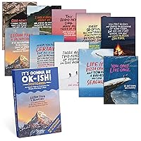 Em & Friends It's Gonna Be Okay Motivational Cards, 20 Assorted Postcards, Blank Postcards for All Occasions (10 Designs, 2 Each), 5 x 7-Inches Each