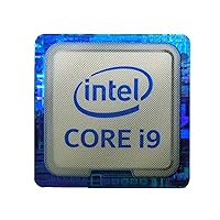 Sticker Compatible with Intel Core i9 18 x 18mm / 11/16