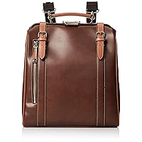 Kiwada Dulles Business Backpack, Vertical Type, Patrick, Genuine Leather Included, Made in Toyooka City, Hyogo Prefecture, Red Brown
