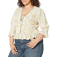 City Chic Women's Plus Size Top Spring Bloom
