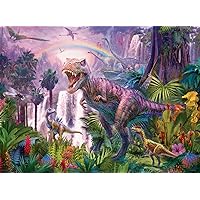 Ravensburger 12892 King of The Dinosaurs 200 Piece Puzzle for Kids - Every Piece is Unique, Pieces Fit Together Perfectly